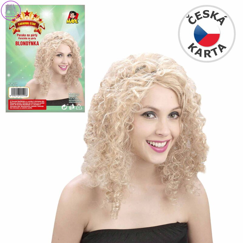 KARNEVAL Paruka blond vlasy