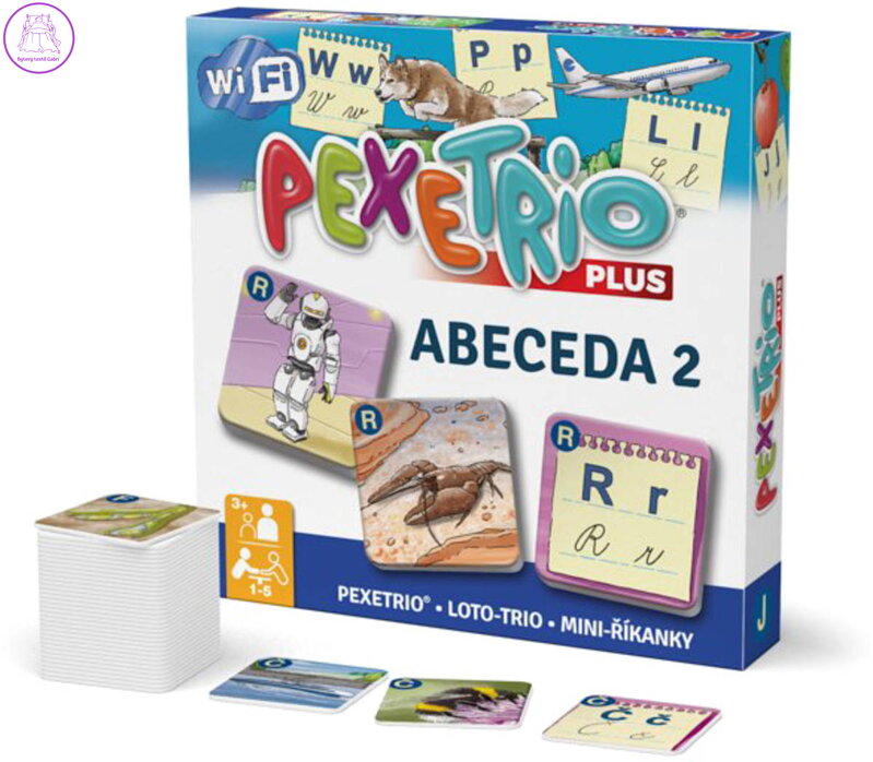EFKO Hra Pexetrio Abeceda 2 plus 54 dílků *SPOLEČENSKÉ HRY*