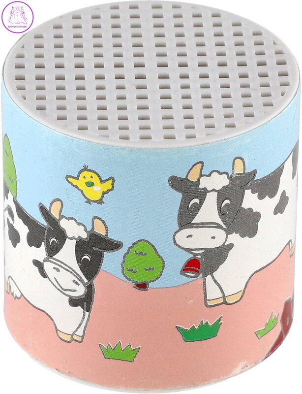 Plechovka veselá se zvukem krávy bučící na baterie plast Zvuk