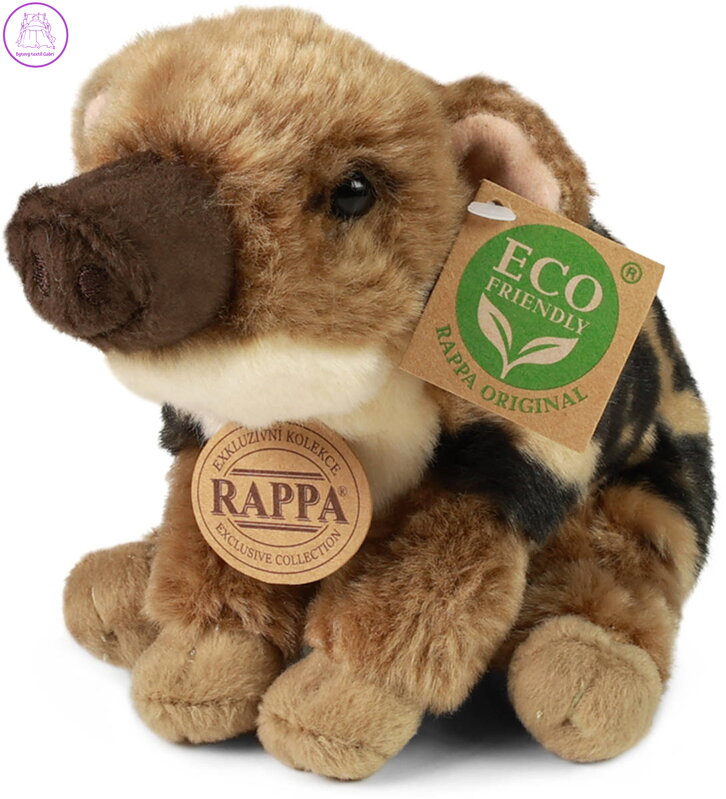 PLYŠ Prase divoké 20cm mládě sedící Eco-Friendly *PLYŠOVÉ HRAČKY*