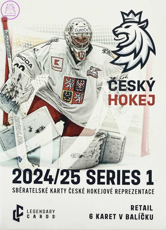 LEGENDARY CARDS ČESKÝ HOKEJ 2024-25 Sběratelské hokejové karty 6ks