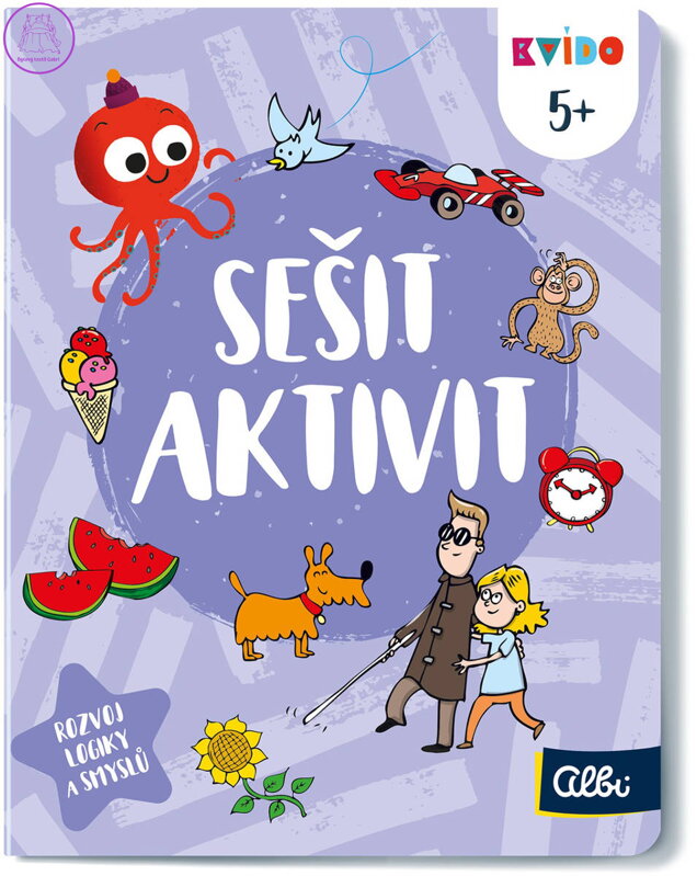 ALBI Sešit aktivit 5+ Kvído interaktivní úkoly pro děti