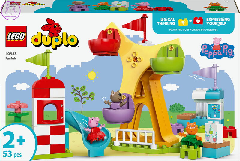 LEGO DUPLO Peppa Pig Zábavní park 10453 STAVEBNICE