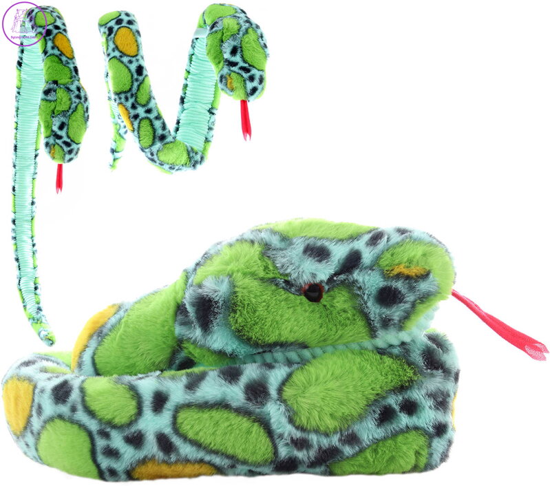 PLYŠ Had zelený 138cm *PLYŠOVÉ HRAČKY*