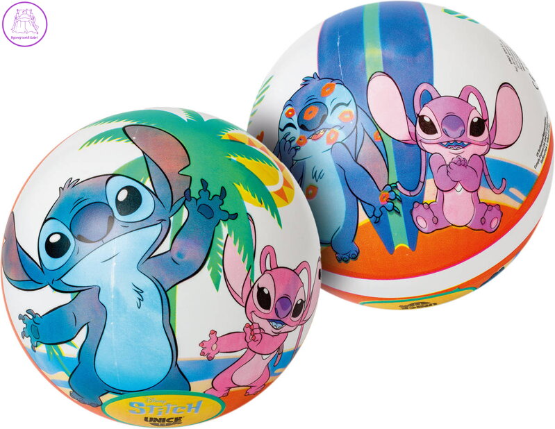 DINO Míč Disney Stitch 23cm potištěný baby balonek