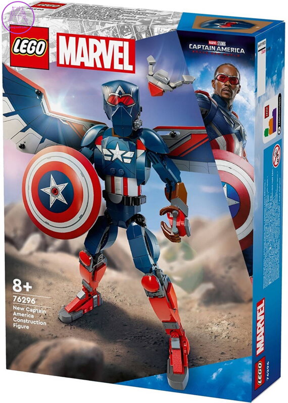 LEGO MARVEL Figurka nový Kapitán Amerika 76296 STAVEBNICE