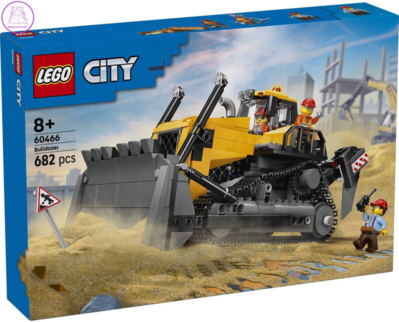 LEGO CITY Žlutý buldozer 60466 STAVEBNICE
