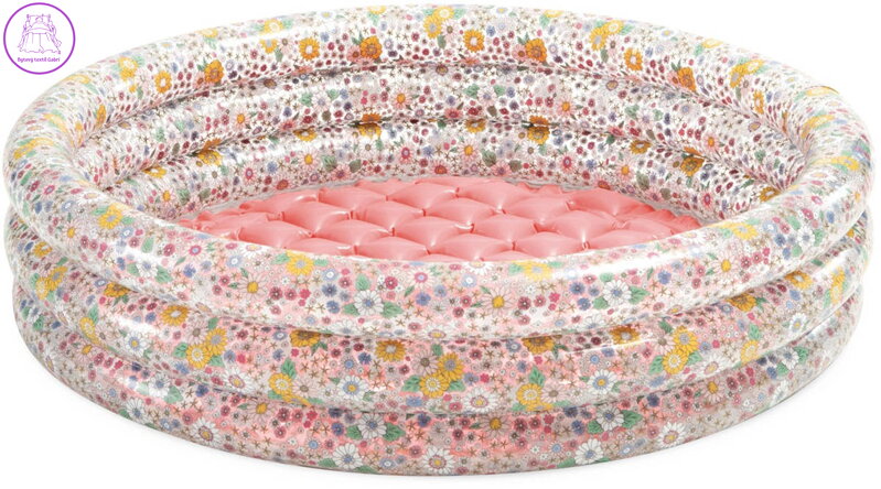 INTEX Nafukovací bazén 86x25cm kulatý baby Květiny 58427