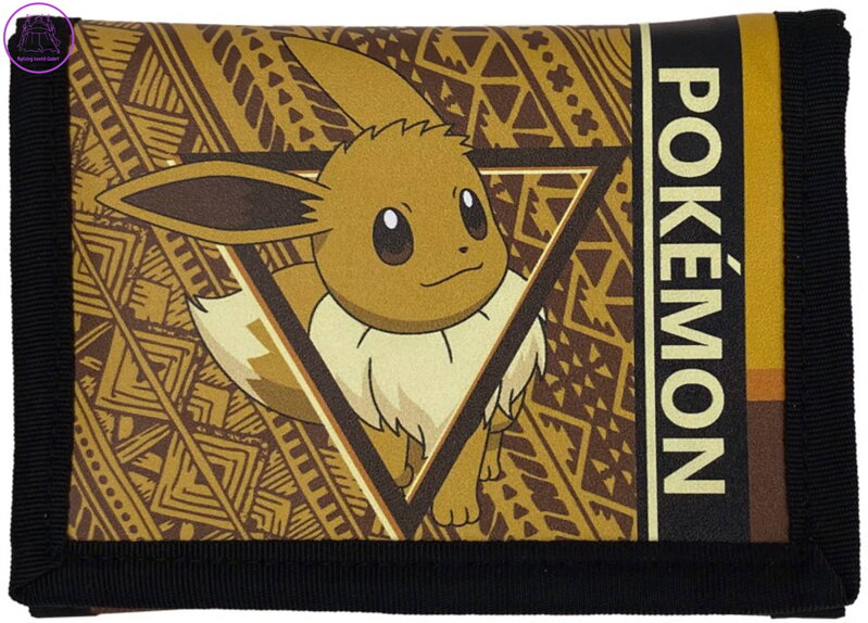 Peněženka dětská Pokémon Eevee rozkládací 14x10cm