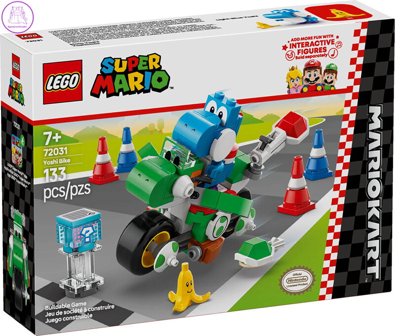 LEGO SUPER MARIO Mario Kart – Yoshi Bike 72031 STAVEBNICE