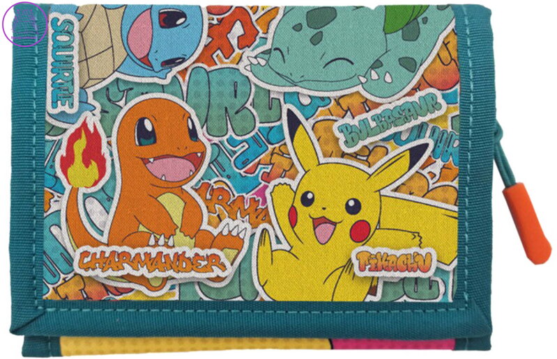 Peněženka dětská Pokémon Urban edice rozkládací 14x10cm
