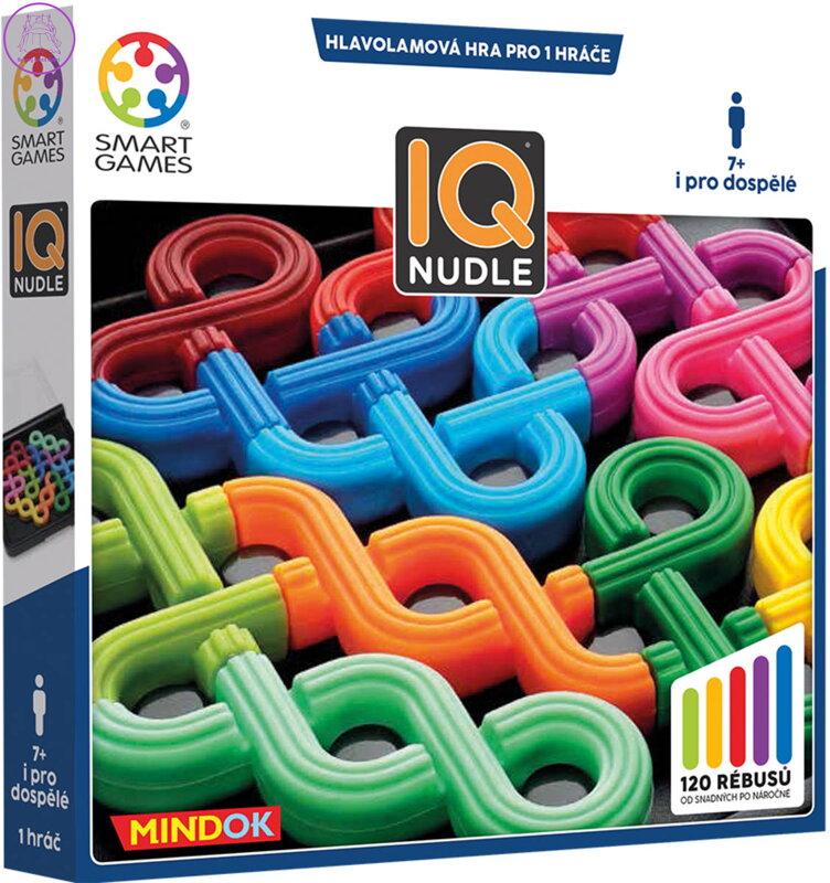 MINDOK HRA Smart IQ Nudle hlavolam pro 1 hráče