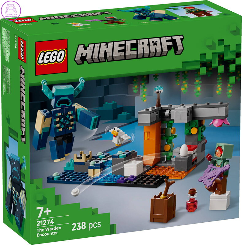 LEGO MINECRAFT Setkání se Strážcem 21274 STAVEBNICE