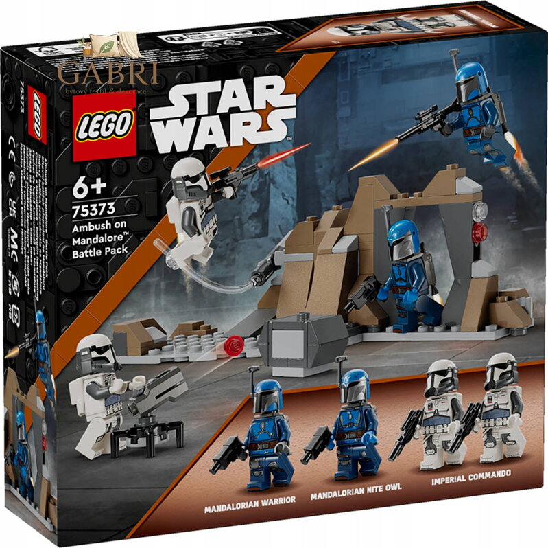LEGO STAR WARS Bitevní balíček přepadení na Mandaloru 75373 STAVEBNICE