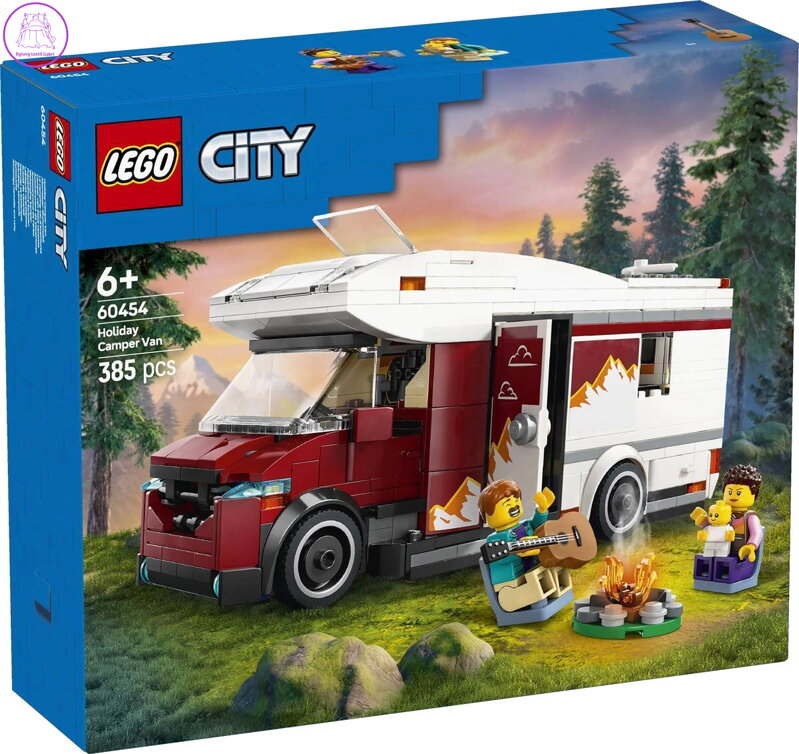 LEGO CITY Prázdninový dobrodružný karavan 60454 STAVEBNICE
