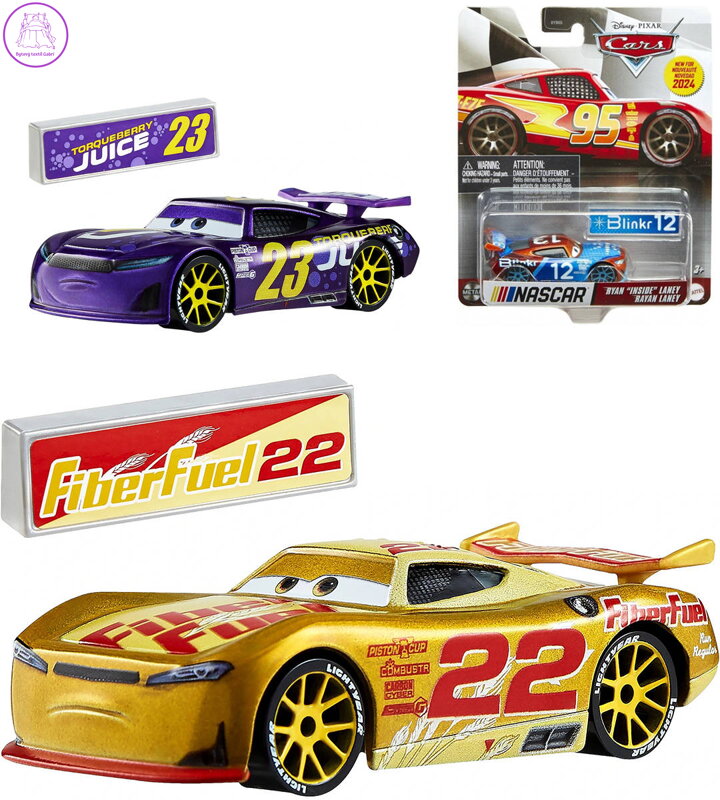 MATTEL Auto kovové Nascar Cars (Auta) 1:55 různé druhy 6 druhů