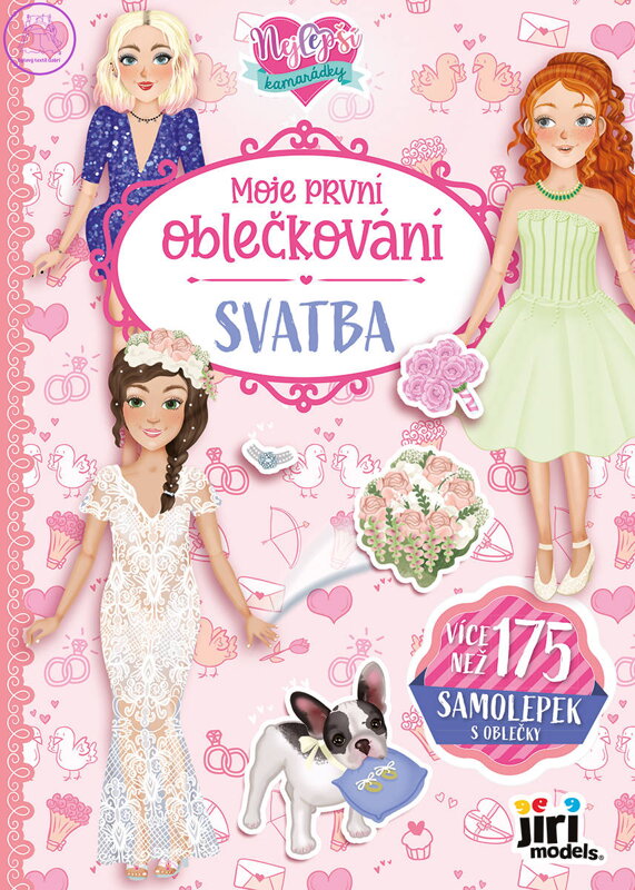JIRI MODELS Moje první oblečkování Svatba 175+ samolepek