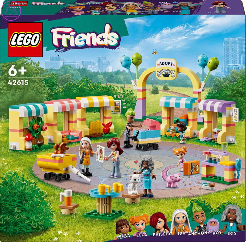 LEGO FRIENDS Den adopce mazlíčků 42615 STAVEBNICE