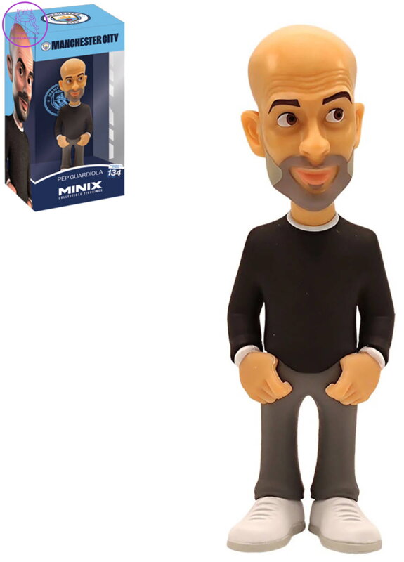 MINIX Figurka sběratelská Pep Guardiola (Manchester City FC) fotbalové hvězdy
