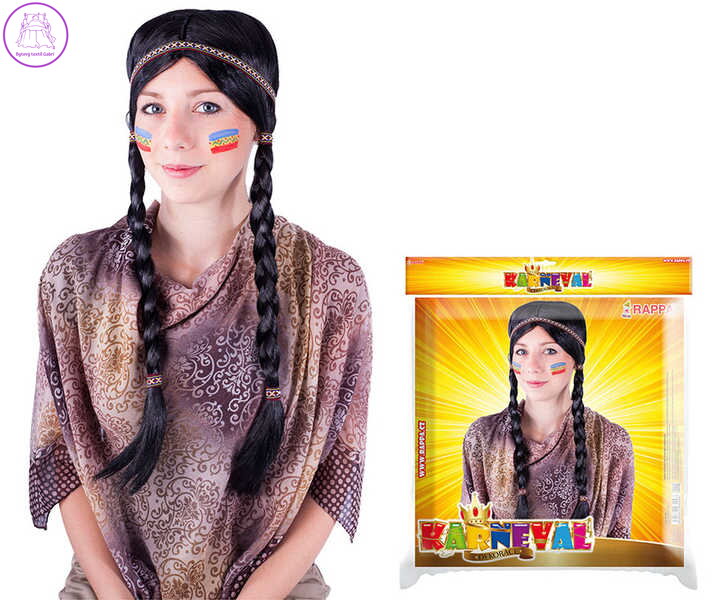 KARNEVAL Paruka indiánská RYBANA dospělá KARNEVALOVÝ DOPLNĚK