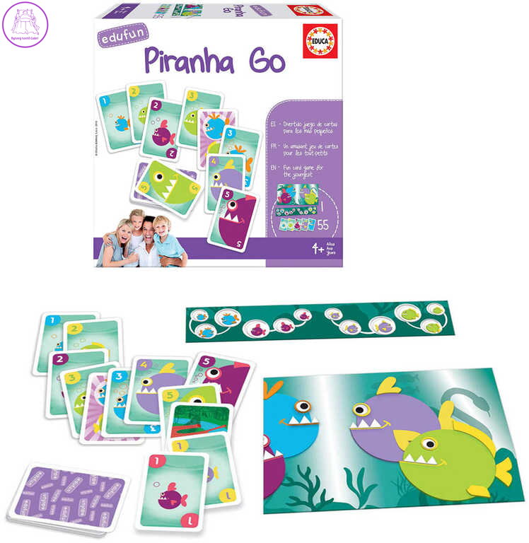 EDUCA Hra karetní Piraně *SPOLEČENSKÉ HRY*