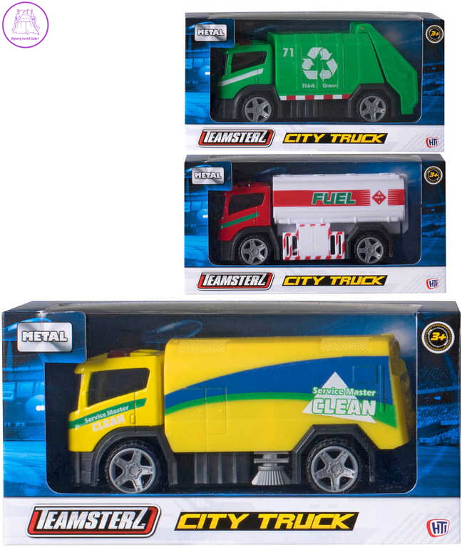 Teamsterz auto kovové technické služby city truck 3 druhy v krabičce