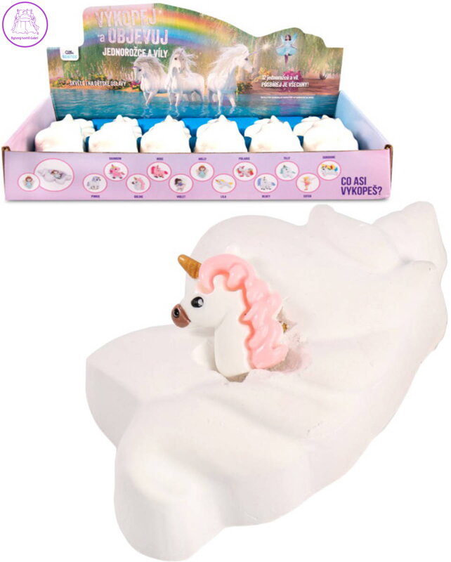 ALBI HRA Vykopej a objevuj Jednorožci a víly různé druhy s překvapením