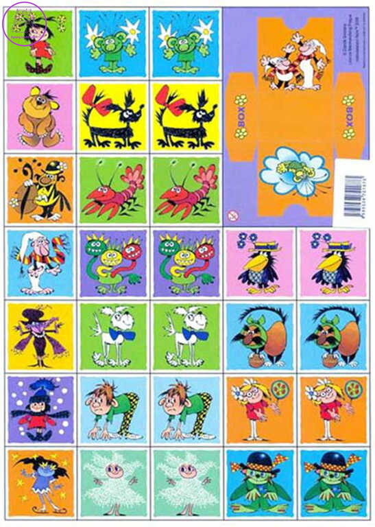 AKIM Hra pexeso Večerníček Zdeněk 32 dvojic *SPOLEČENSKÉ HRY*