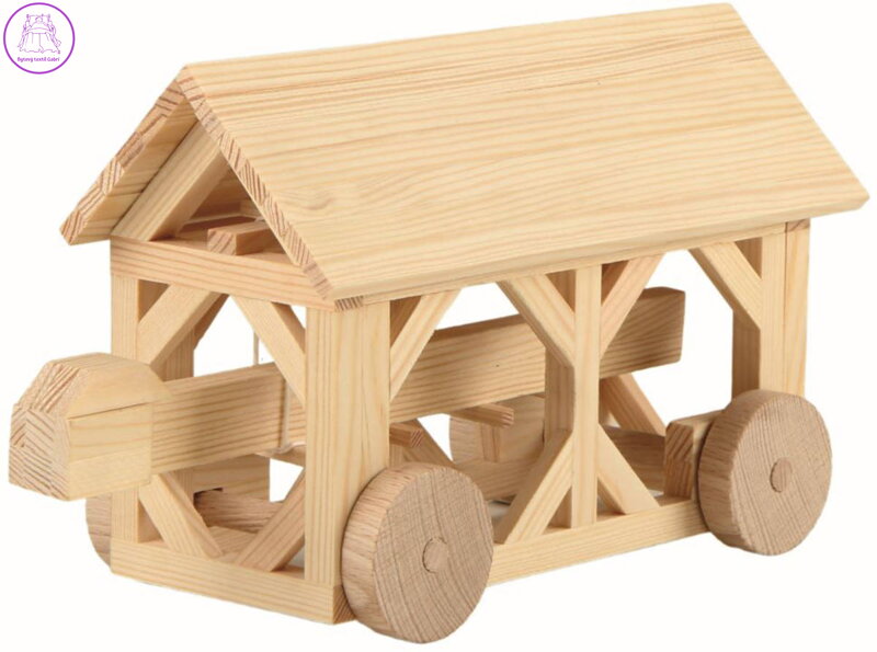 WALACHIA Beranidlo W70 Creative Kit DŘEVĚNÁ STAVEBNICE