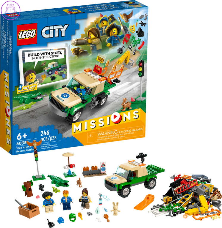 LEGO CITY Záchranné mise v divočině 60353 STAVEBNICE