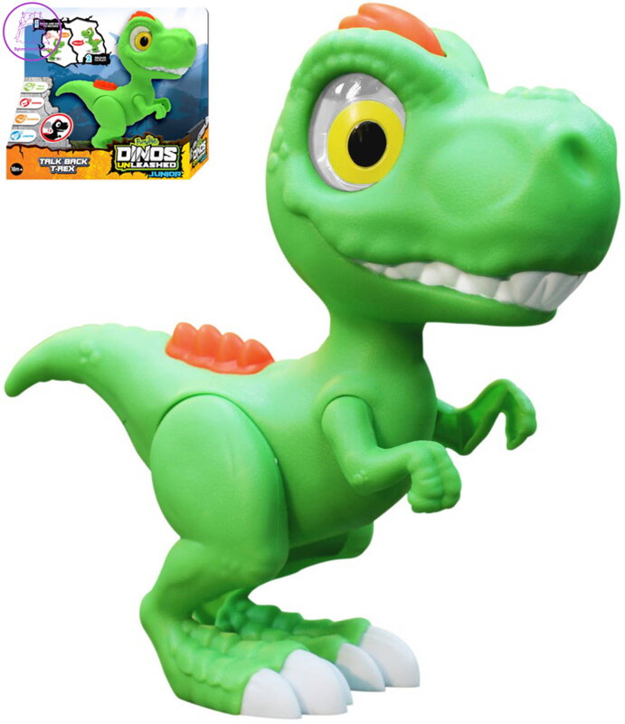 Dinosaurus T-Rex baby zvířátko opakovací na baterie REC Světlo Zvuk
