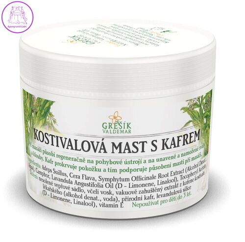 Grešík Kostivalová mast s kafrem 50 ml
