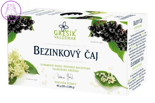 Grešík Bezinkový čaj 20 x 2,00 g