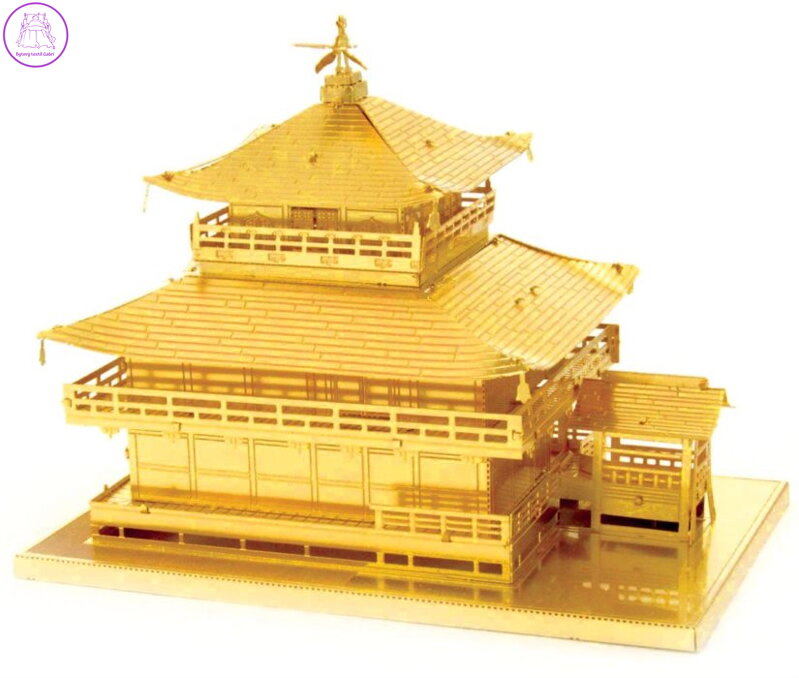 METAL EARTH 3D puzzle Chrám Kinkaku-ji (zlatý)
