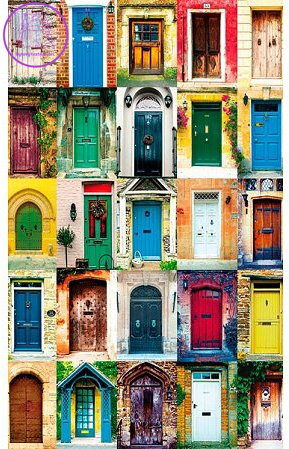 PIATNIK Puzzle Dveře 1000 dílků