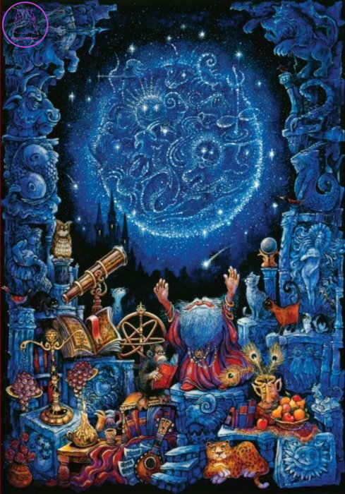 ART PUZZLE Svítící puzzle Astrologie 1000 dílků