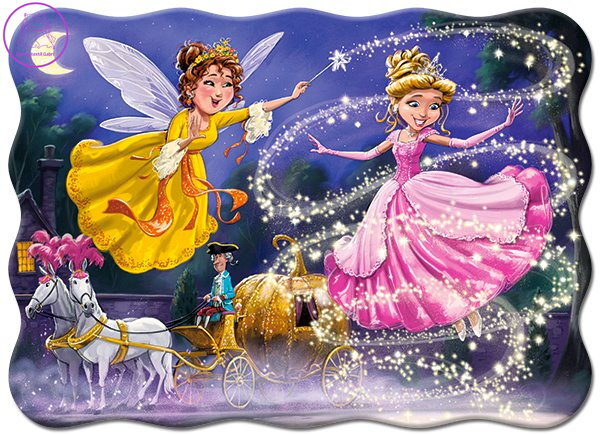 CASTORLAND Puzzle Popelčina příprava na bál 30 dílků