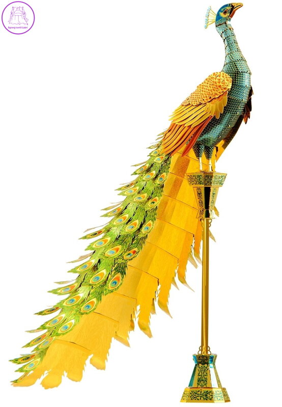 METAL EARTH 3D puzzle Páv (ICONX)