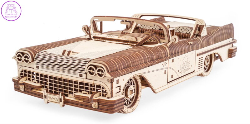 UGEARS 3D puzzle Dream Cabriolet VM-05, 735 dílků