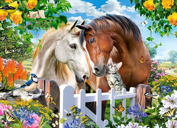 CASTORLAND Puzzle Nejlepší přátelé 100 dílků