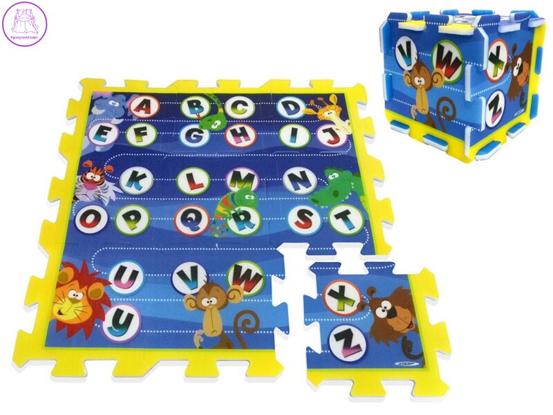 STAMP Pěnové puzzle Abeceda se zvířátky