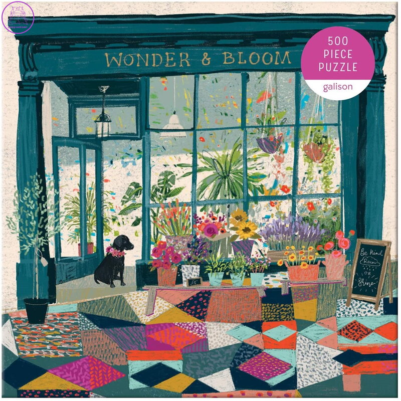 GALISON Čtvercové puzzle Květinářství Wonder&Bloom 500 dílků