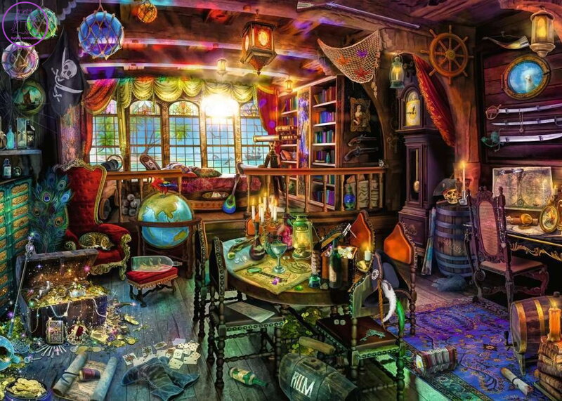 RAVENSBURGER Puzzle Pirátský život 1000 dílků