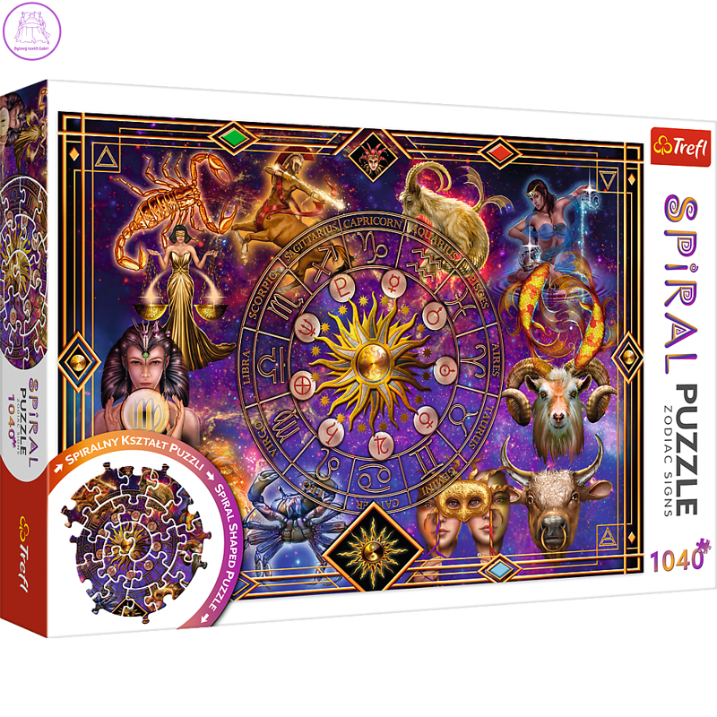 TREFL Spiral puzzle Znamení zvěrokruhu 1040 dílků