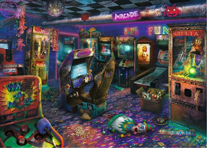 RAVENSBURGER Puzzle Opuštěná místa: Zapomenutá herna 1000 dílků