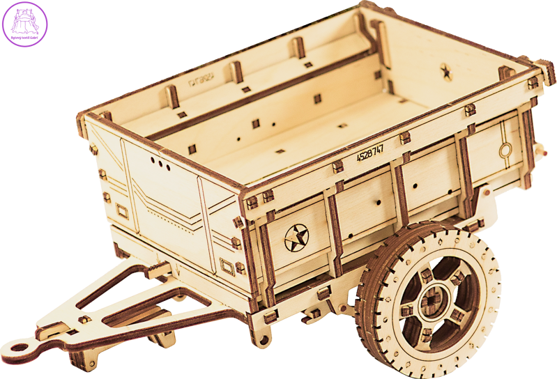 WOODEN CITY 3D puzzle Přívěs 119 dílů