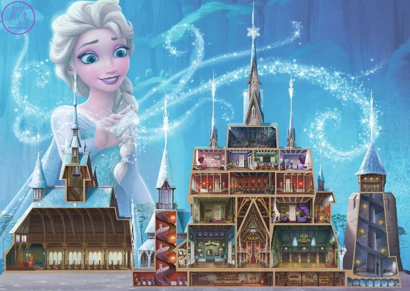 RAVENSBURGER Puzzle Disney Castle Collection: Elsa 1000 dílků