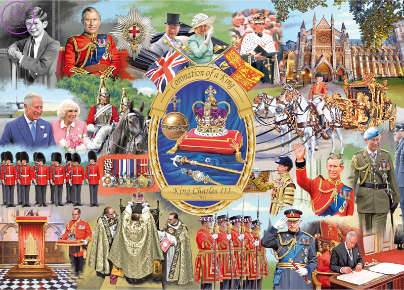 GIBSONS Puzzle Korunovace krále 1000 dílků