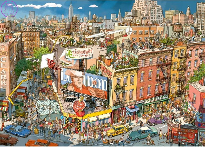 HEYE Puzzle Film o superhrdinech 2000 dílků