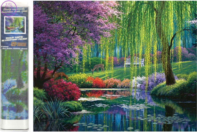 Norimpex Diamantové malování Léto v parku 30x40cm